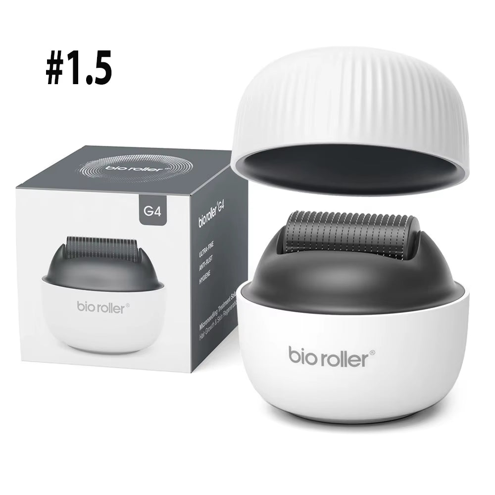 Bio G4 Derma Roller Microneedle 1200Pin Needles for Beard Hair Growth Dermaroller anti Acne Scars Removal Wrinkle Shrink Pores