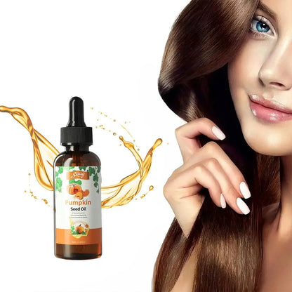 60Ml Enhance Pumpkin Seed Oil Nourishing Care Dry Repair Damaged Health Hair Scalp Massage Cracked Hair Care