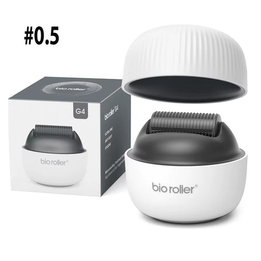 Bio G4 Derma Roller Microneedle 1200Pin Needles for Beard Hair Growth Dermaroller anti Acne Scars Removal Wrinkle Shrink Pores